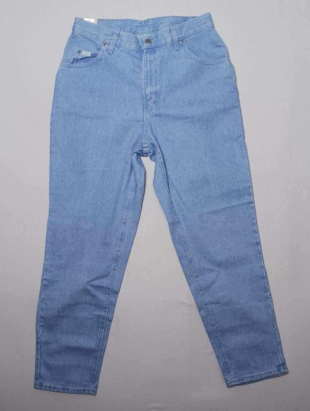 Vintage 90s Lee Womens High Rise Mom Jeans 12S Skylite NWT Deadstock 30.5X29
